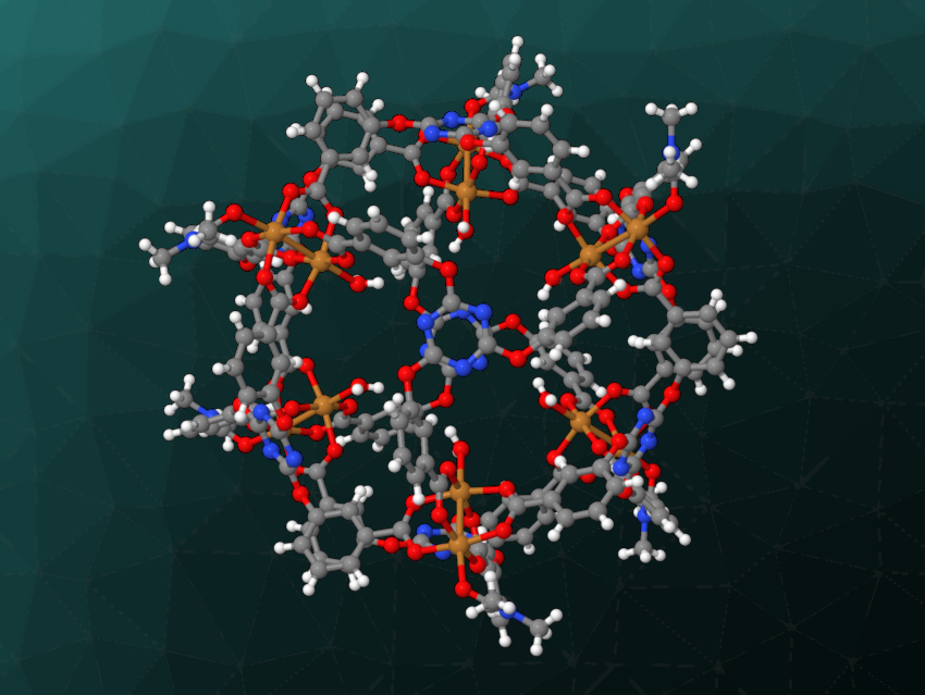 Metal–Organic Polyhedron with High CO2 Uptake