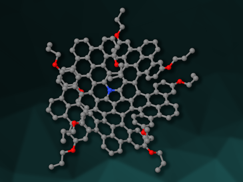 Azabuckybowl-Helicene Hybrid Synthesized