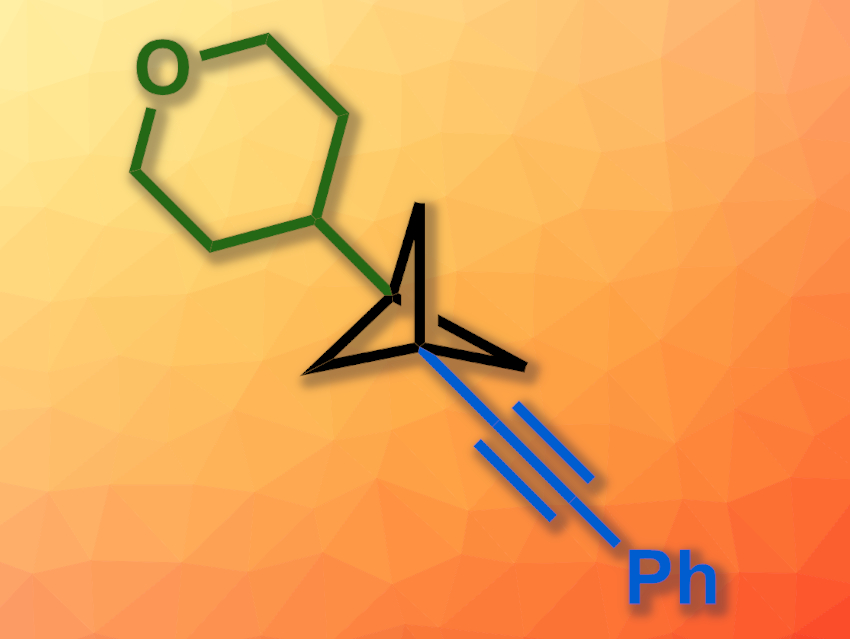 Three-Component Reaction Gives Substituted Bicyclo[1.1.1]pentanes