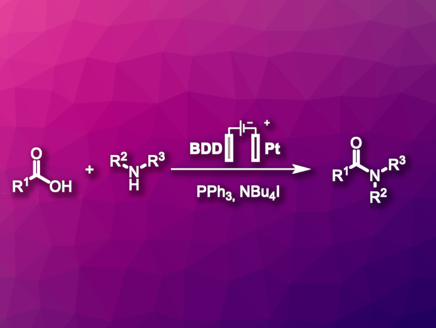 Iodine-Mediated Electrochemical Synthesis of Amides