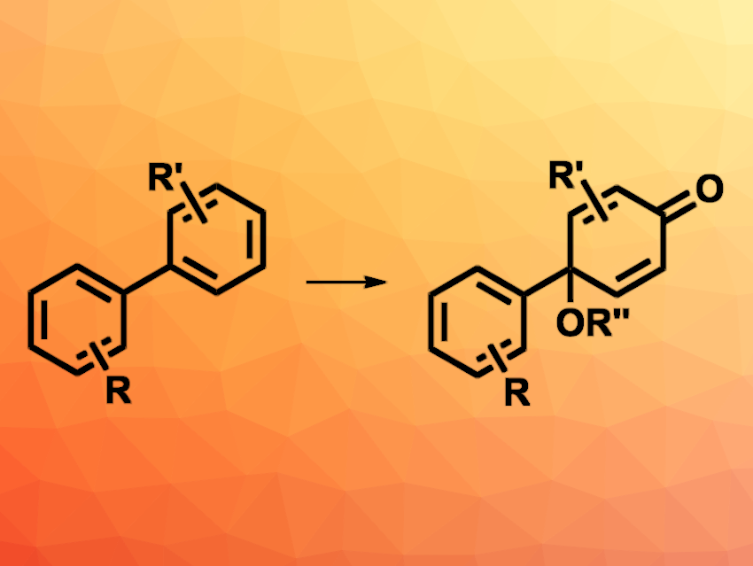 Electrochemical Dearomatization of Biphenyls Gives Cyclohexadienones