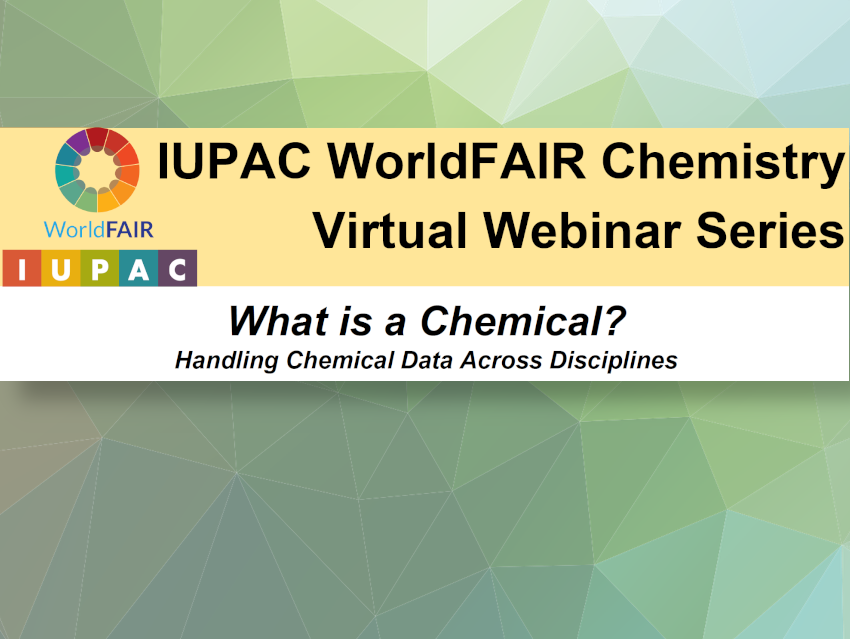 What is a Chemical? – Handling Chemical Data Across Disciplines