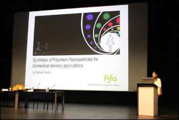 Invited oral presentation by the PYCA 2016 awardee at the 5th PYCheM & 1st EYCheM held in Guimarães (Portugal) in April 2016