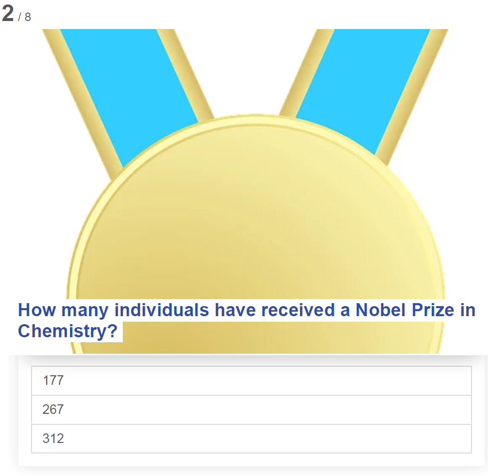 Question 2 Nobel Prize Trivia