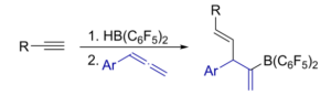1,2‐Carboboration of Arylallenes