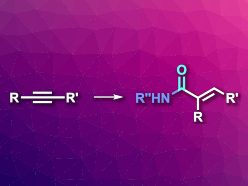 Hydroaminocarbonylation of Unsymmetrical Internal Alkynes