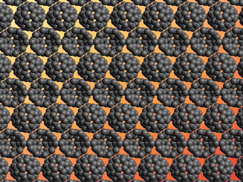 Monolayer Polymeric Fullerene Synthesized