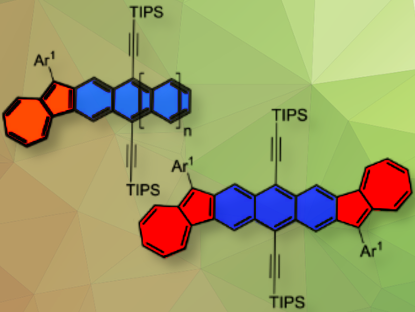 Azulene-Fused Acene Molecules