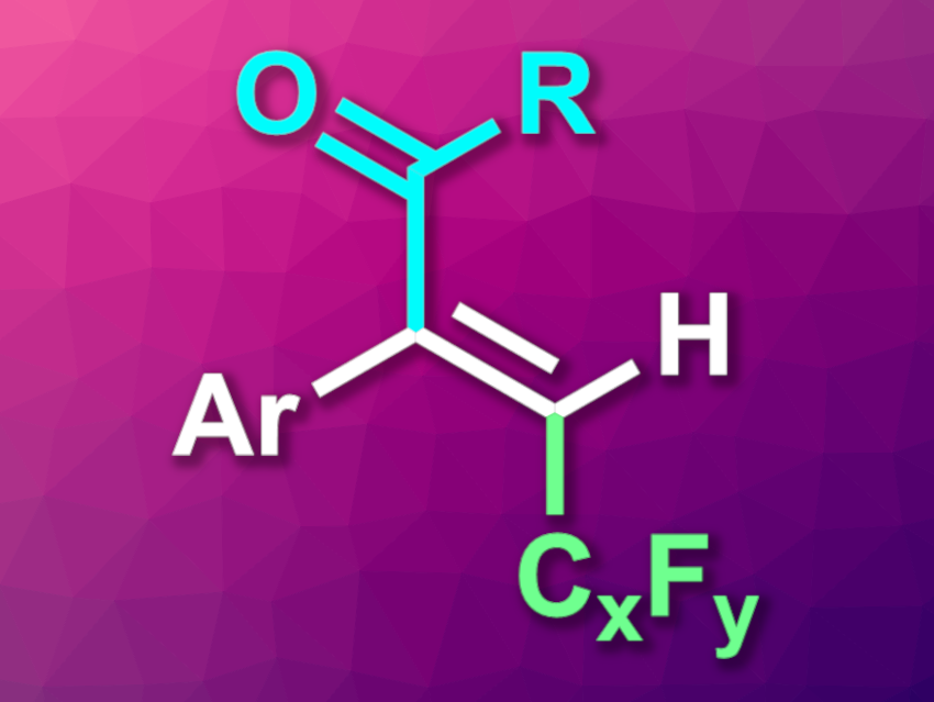 Synthesis of Fluoroalkylated Enones from Alkynes