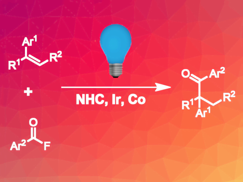 Alkene Hydroacylation with Triple Catalysis