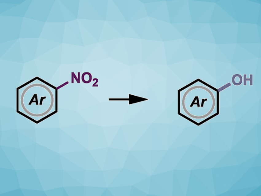 Denitrative Hydroxylation of Unactivated Nitroarenes