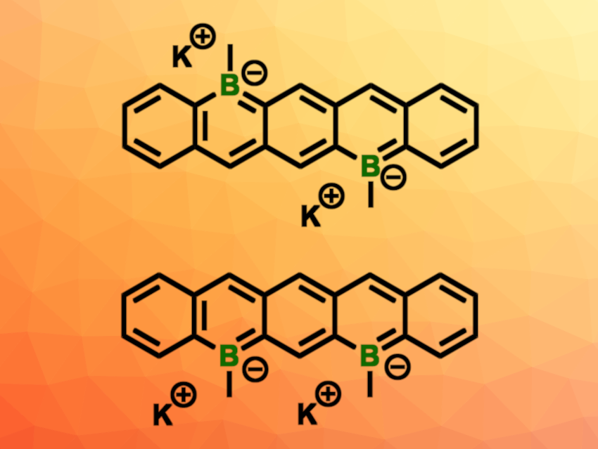 Dipotassium Diboratapentacenes Isolated