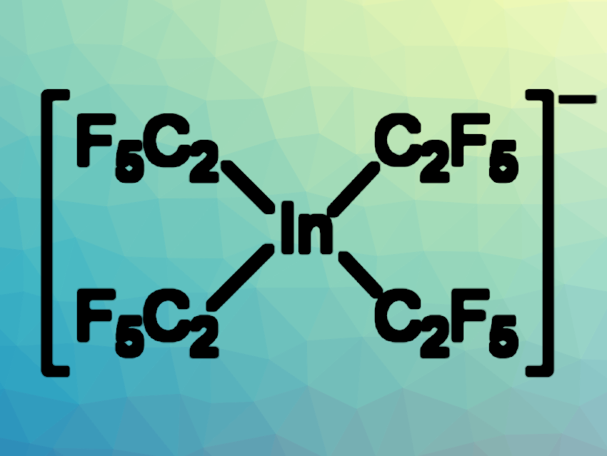 Tetrakis(pentafluoroethyl)indate Salts Synthesized