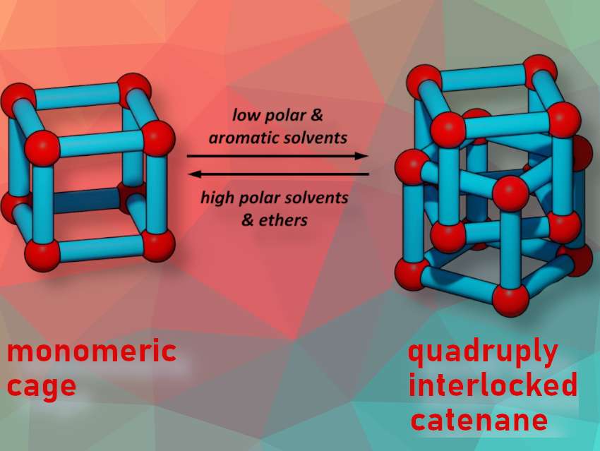 Quadruply Interlocked Catenane