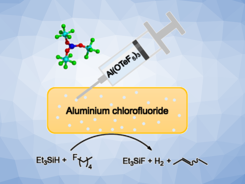 Solid Lewis Superacid for the Dehydrofluorination of Fluoroalkanes