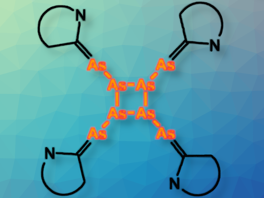 First Carbene-Substituted Products of Yellow Arsenic