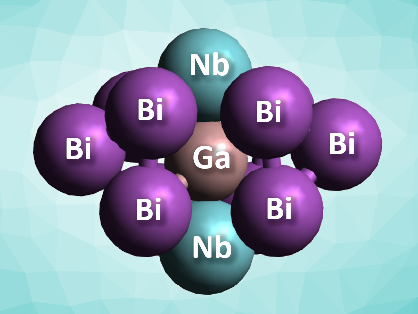 Linear Nb–Ga–Nb Fragment in a Bismuth Cage