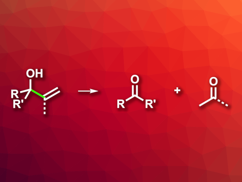 Aerobic C–C Bond Cleavage of Tertiary Allylic Alcohols