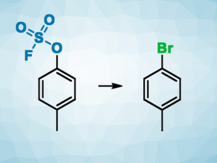 Ruthenium-Catalyzed Path to Aryl and Alkenyl Halides from Fluorosulfonates