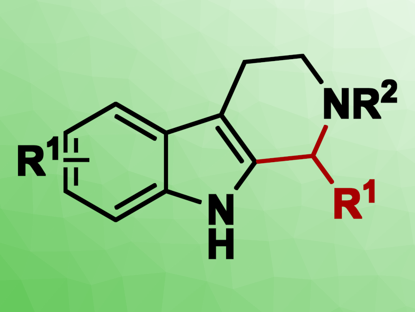 Manganese-Catalyzed Synthesis of Tetrahydro-β-carbolines