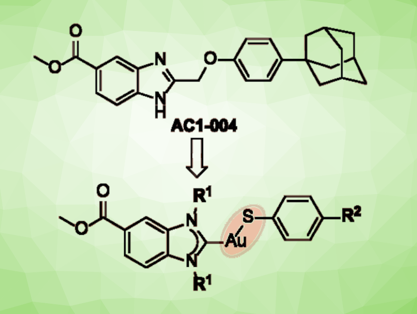 Gold Complexes as Enhanced Analogues of an Anti-Cancer Drug