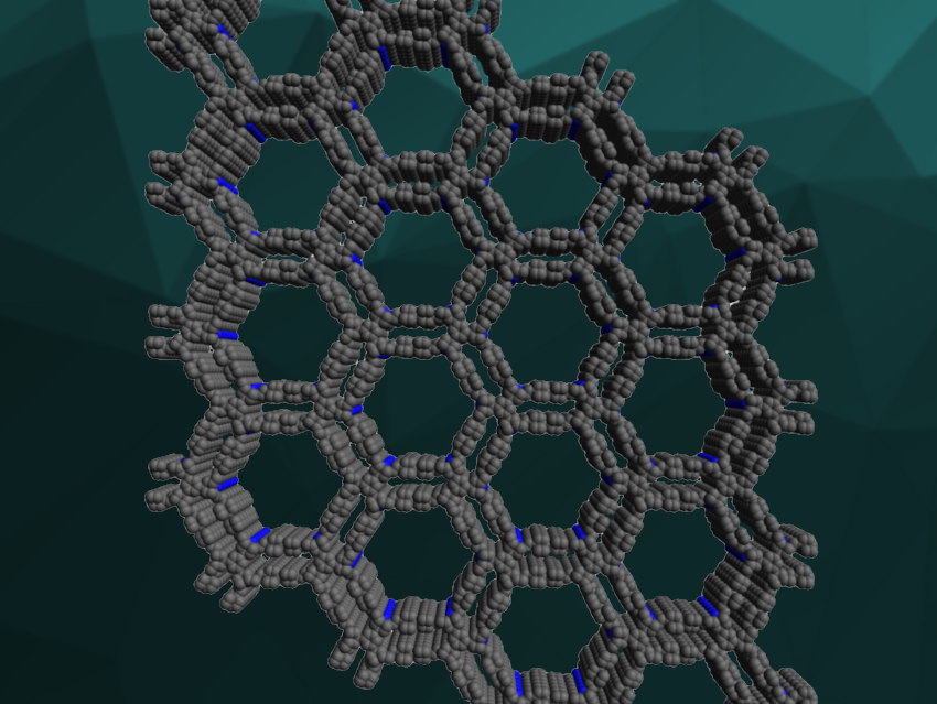 Heteroporous Covalent Organic Frameworks