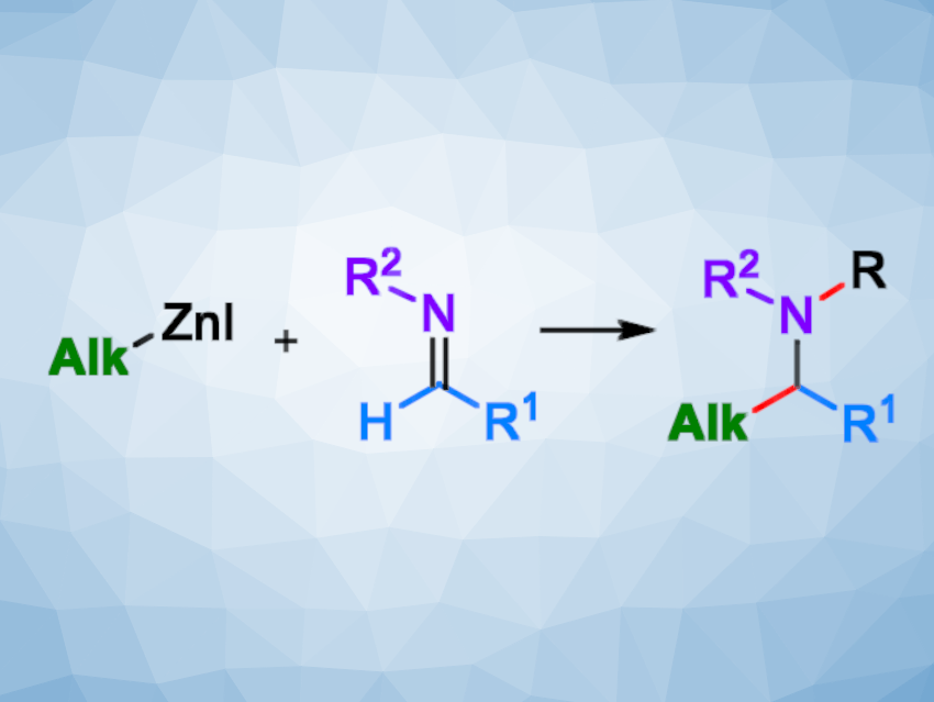 Mannich-Type Reactions of Alkylzinc Reagents