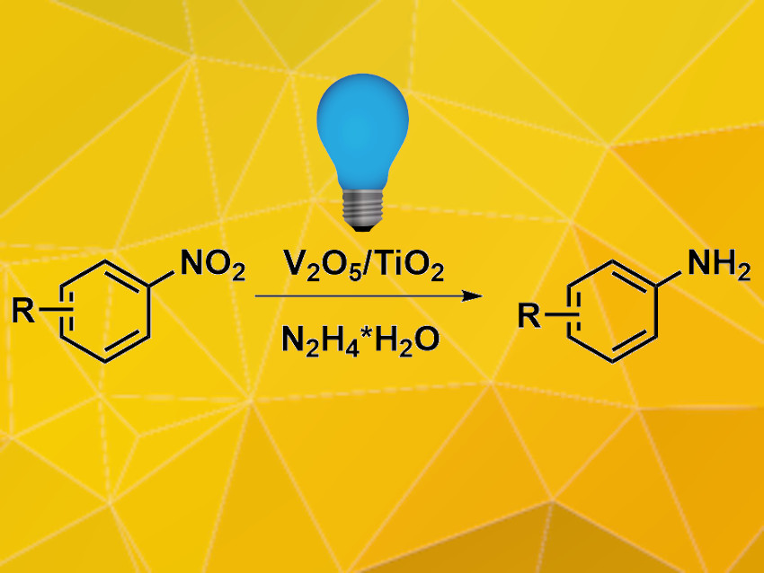 Photocatalytic Reduction of Nitroarenes to Aromatic Amines