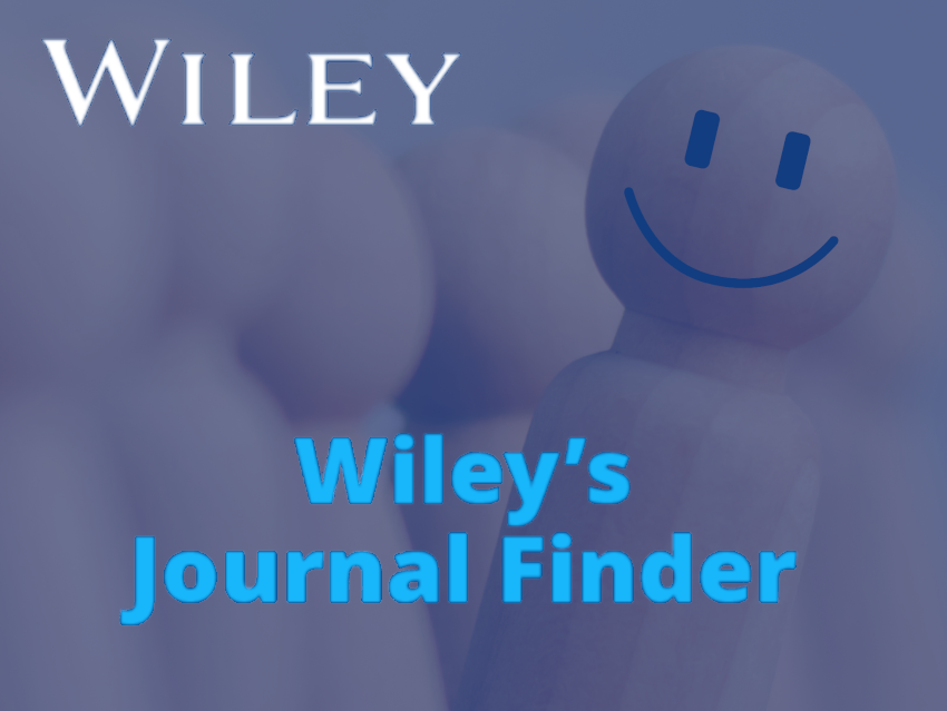 Introducing Wiley’s Journal Finder