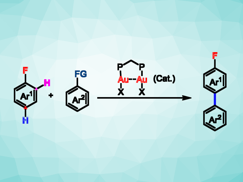 Gold-Catalyzed para-Selective C–H Arylation of Arenes