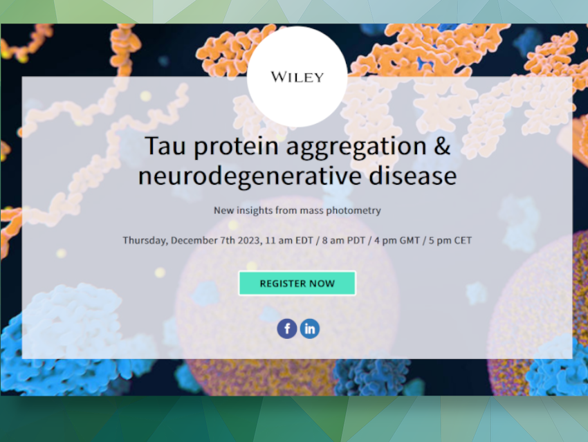 Tau Protein Aggregation & Neurodegenerative Disease – Insights from Mass Photometry