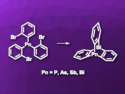 9-Bisma-10-Pnictatriptycenes Synthesized