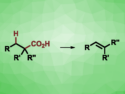 Decarboxylative Elimination of Carboxylic Acids to Give Alkenes