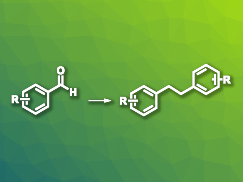 Electrochemical Deoxygenative Homo-Coupling of Aromatic Aldehydes