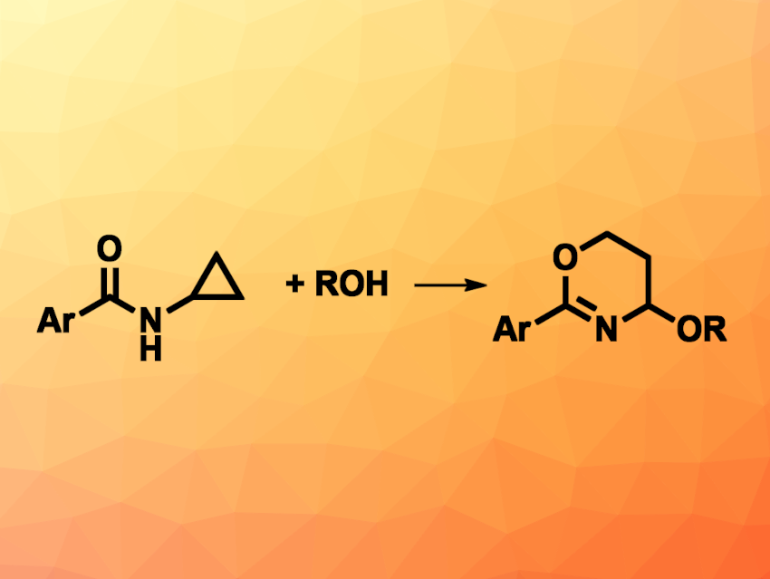 Electrochemical Ring-Opening of Cyclopropylamides to Give 1,3-Oxazines