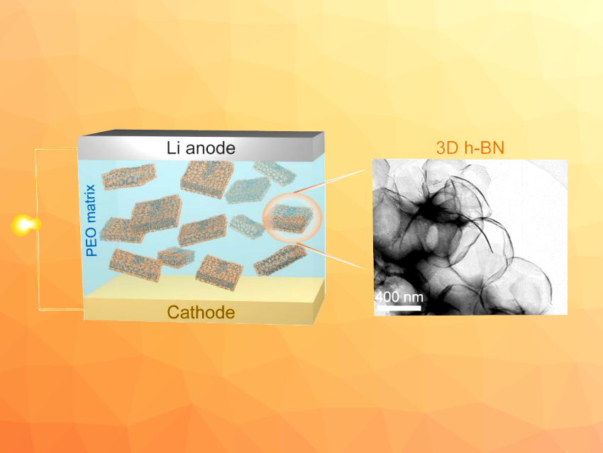 Hexagonal Boron Nitride with a 3D Structure for Lithium Metal Batteries