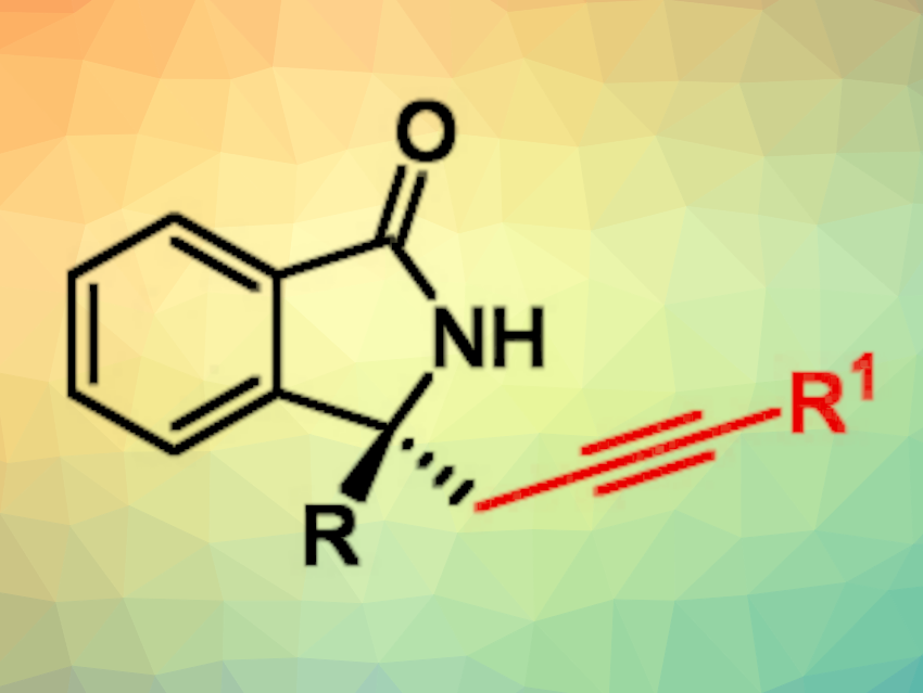 Palladium-Catalyzed Aminoalkynylation Gives Chiral Isoindolinones