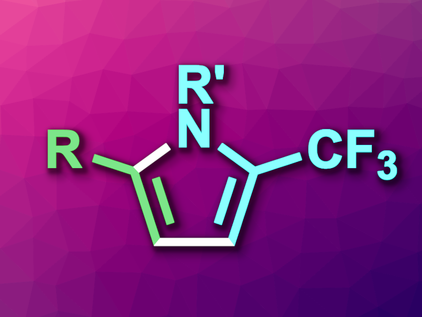 Copper-Mediated Cyclization Gives 5-Trifluoromethylpyrroles