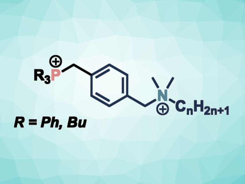 Ammonium/Phosphonium Hybrid Structures as Disinfectants