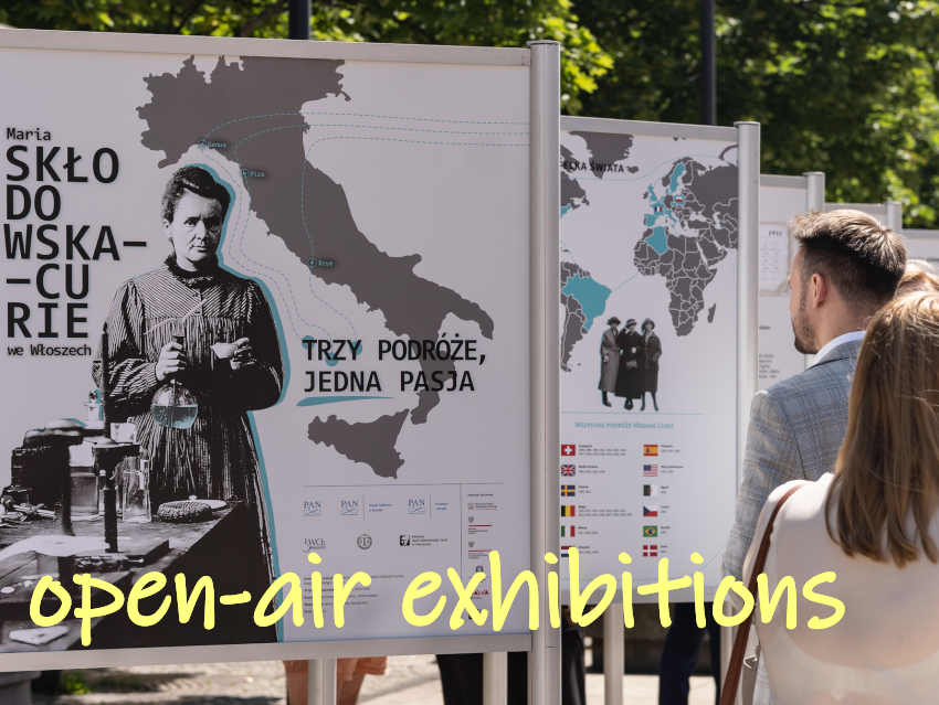 Outdoor Marie Curie Exhibitions Now in Poland and Italy