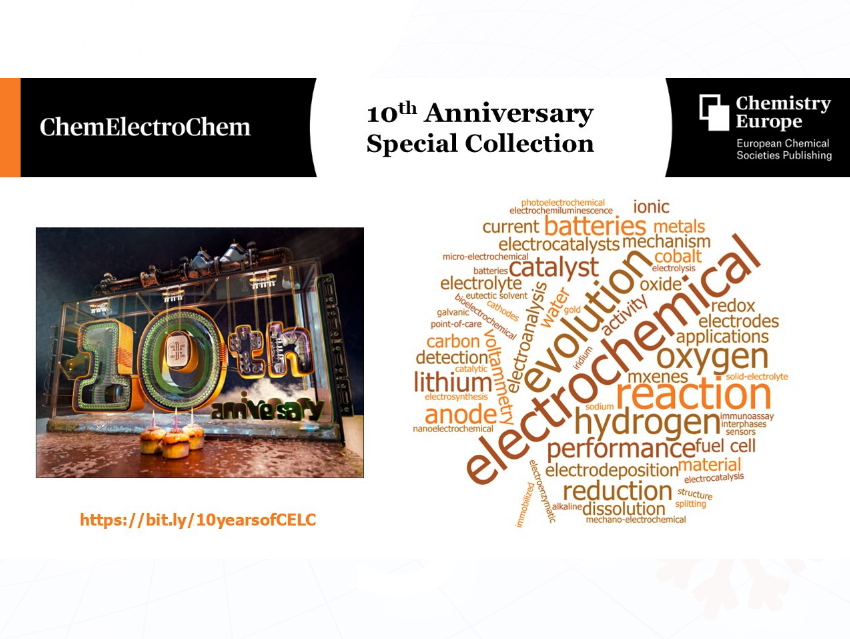 ChemElectroChem Celebrates 10 Years: Anniversary Article Collection
