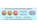 Reversible Self-Assembly of Organic Nanoparticles with Fluorescence Modulation