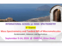 2026 International School on Mass Spectrometry (intSMS)