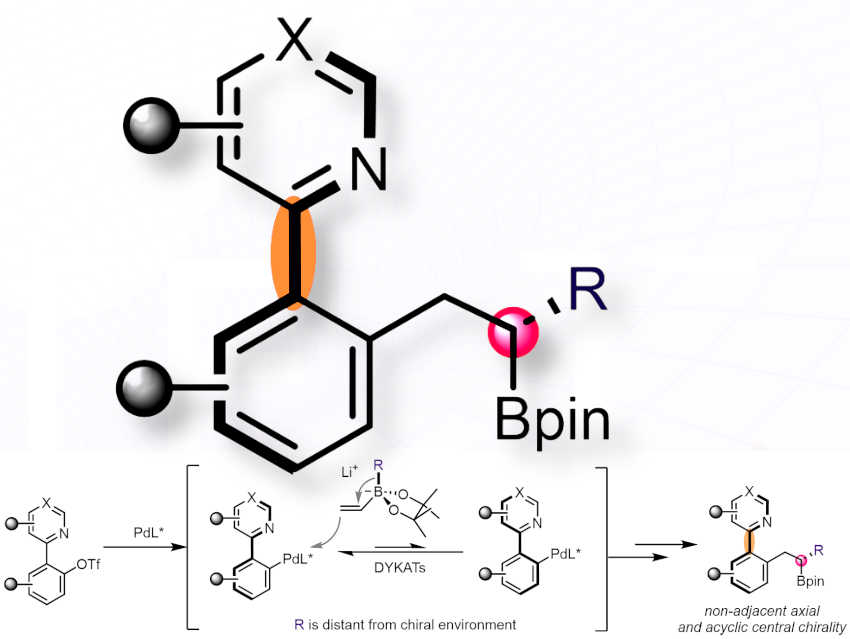 Catalytic Asymmetric Construction of Atropisomers With Non-Adjacent Chiral C−B Bonds