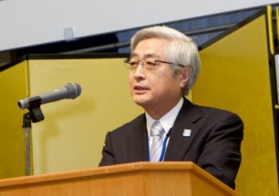 Kenji Fujiyoshi President of Japan Chemical Industry Association.