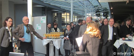 Reception for Vera Koester, Chemiedozententagung, Freiburg, 2012