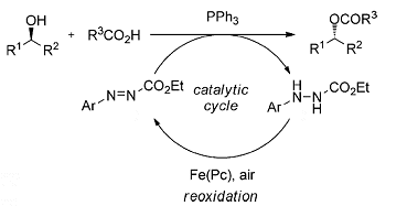 Concept for a catalytic Mitsunobu reaction