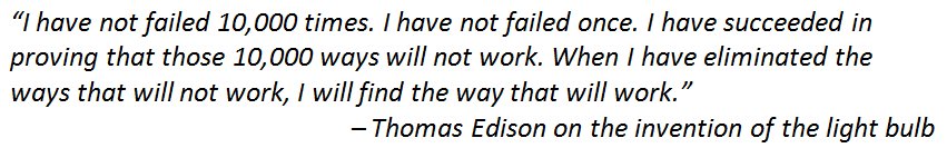 Thomas Edison on the Invention of the light bulb