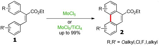 Forming Phenanthrenes by Using MoCl5