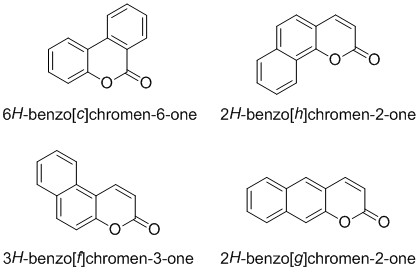 The benzocoumarin families